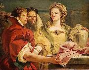 Giovanni Domenico Tiepolo Rebecca at the Well oil painting reproduction